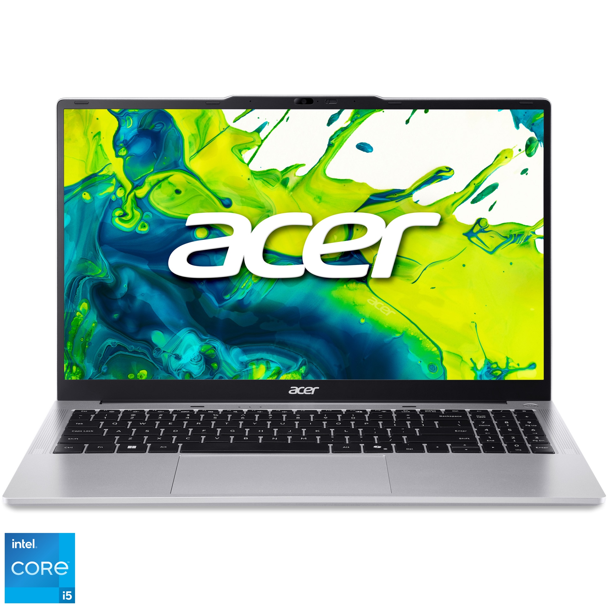 Laptop Acer Aspire Lite 15 AL15-72P-598M cu procesor Intel® Core™ i5-13500H pana la 4.7GHz, 15.6'', Full HD, IPS, 16GB DDR5 RAM, 512GB SSD, Intel® UHD Graphics, No OS, Pure Silver