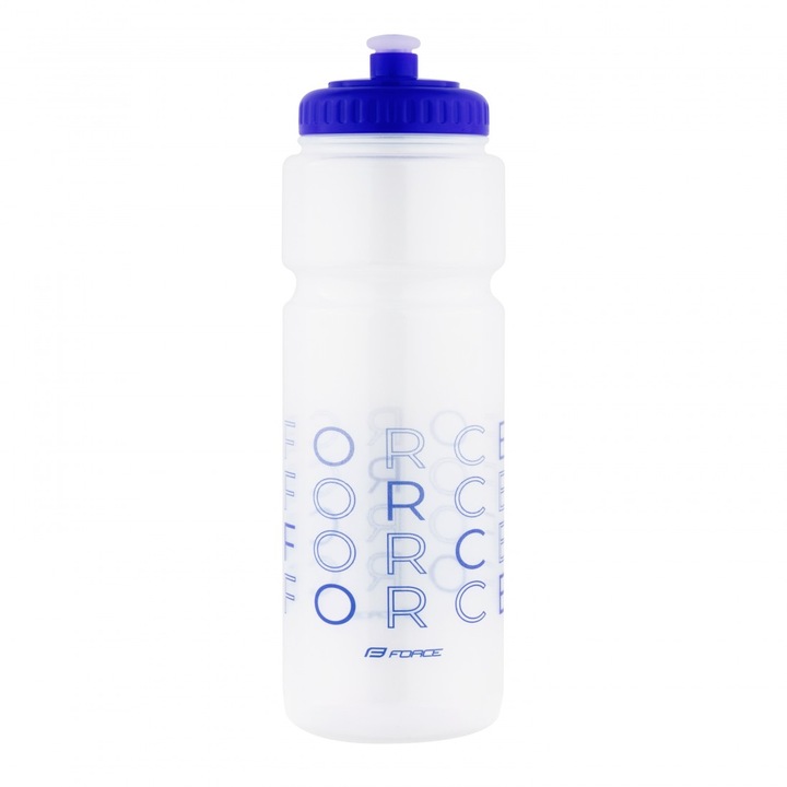 Bidon Force ENJOY 750ml, transparent-albastru