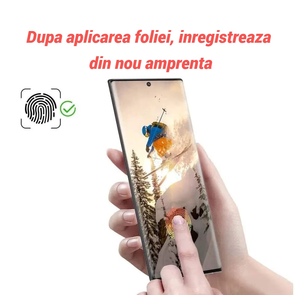Folie Protectie 0,18 mm Fingerprint Unlock pentru Samsung S25 Edge
