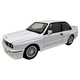 BMW M3 E30 fehér modellautó 1:24 fém replika fények hangok nyitható ajtók motorháztető csomagtartó