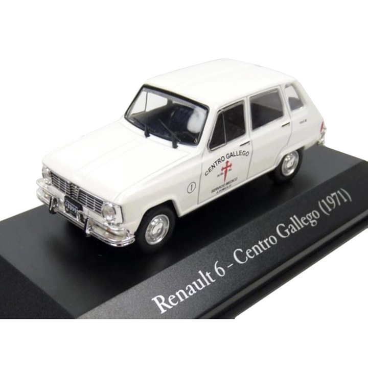 Macheta Renault 6 - Centro Gallego 1971, 1:43 méretarány