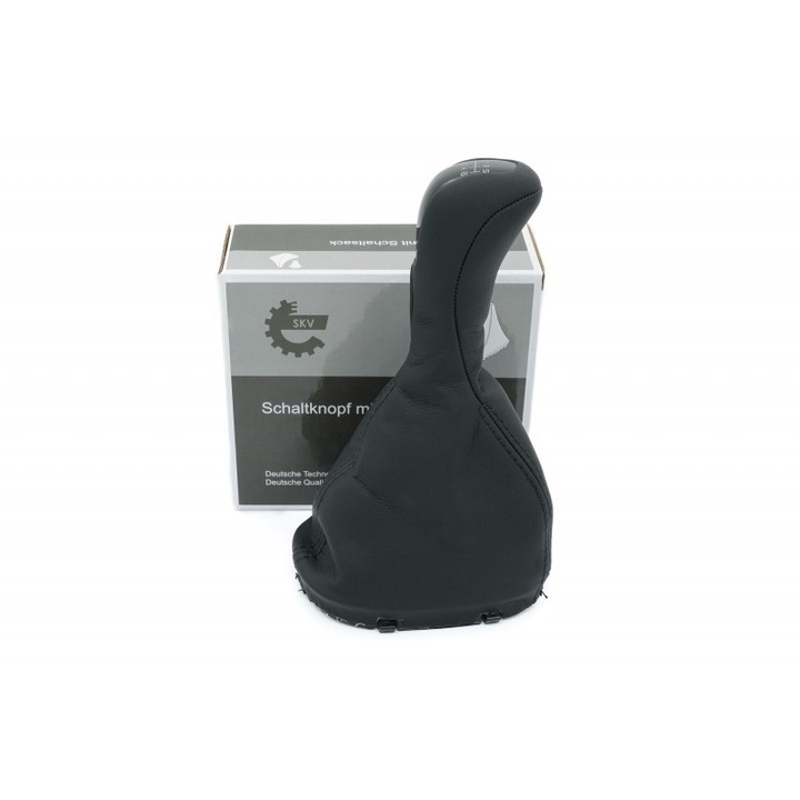 Mercedes-Benz C-Class (W203, S203) Maner Schimbator De Viteze A2032673910 6B Piele Neagra A2032673910