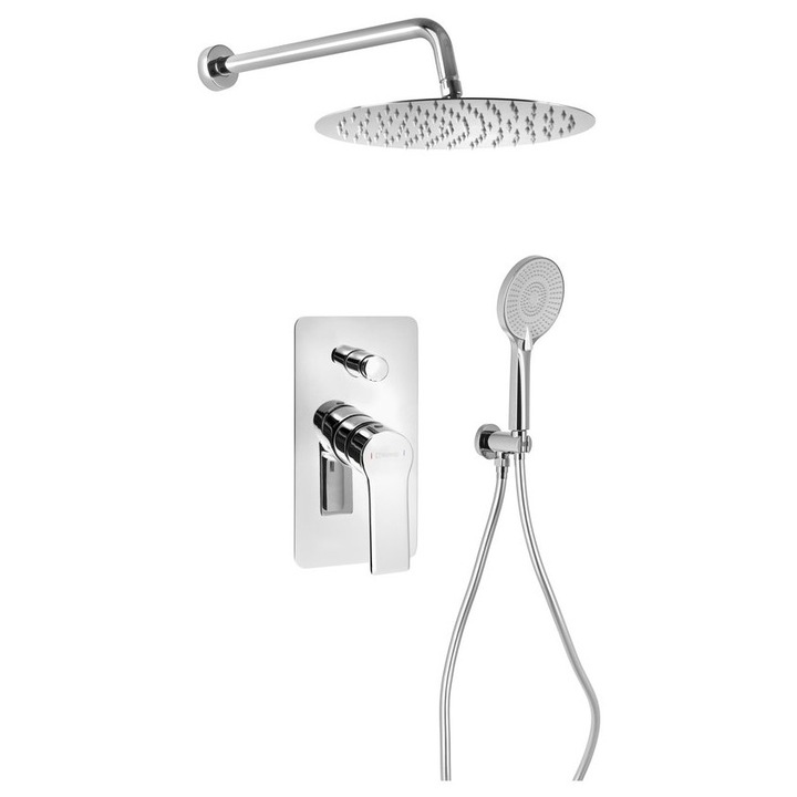 Set de dus Sapho PAX, crom, 2 iesiri, 35mm, 6 bucati