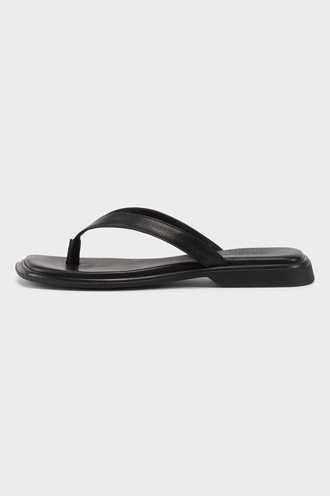 Vagabond Shoemakers, Papuci flip-flop din piele Izzy, Negru, 41