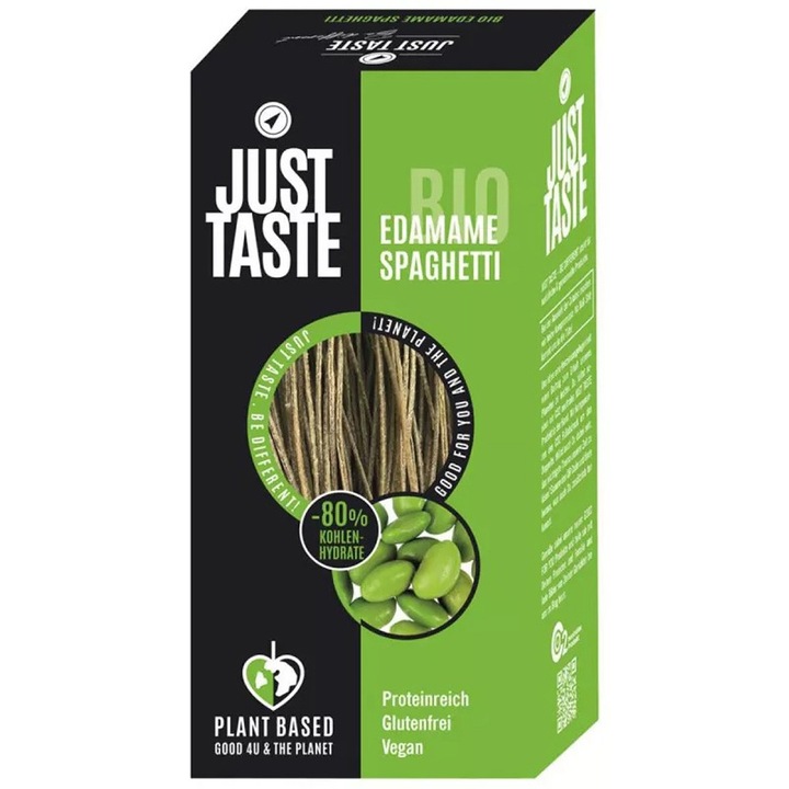 Spaghetti proteice din edamame, fara gluten bio, 250g