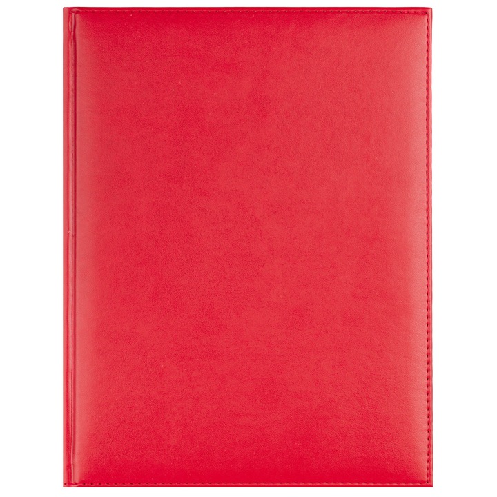 Agenda A4 EGO, nedatata, 232 pagini, roșie, 21x27cm