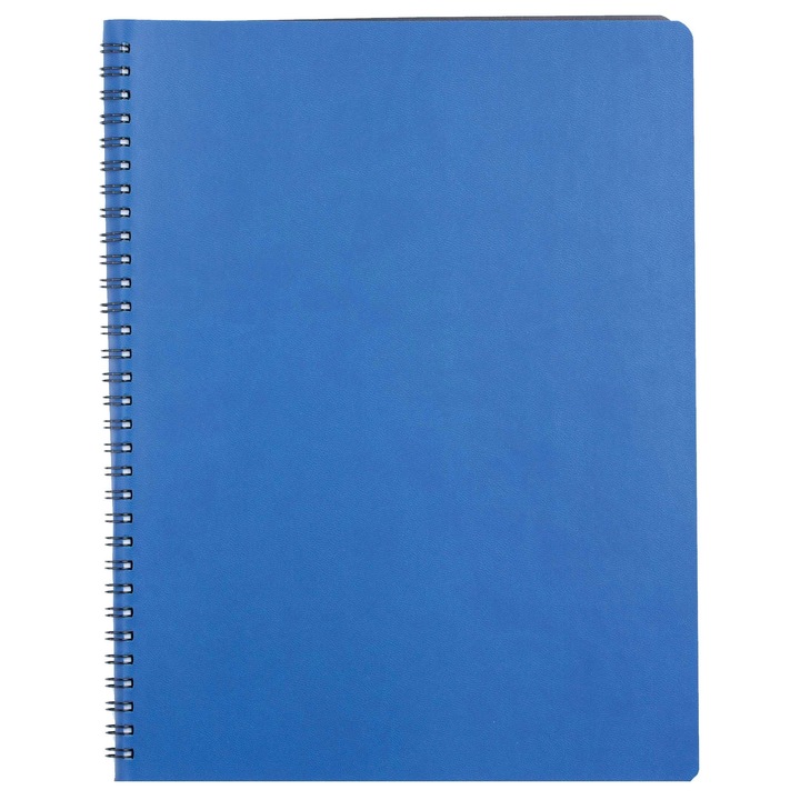 Agenda Cu Spira A4 Nedatata Albastra Siena Ego