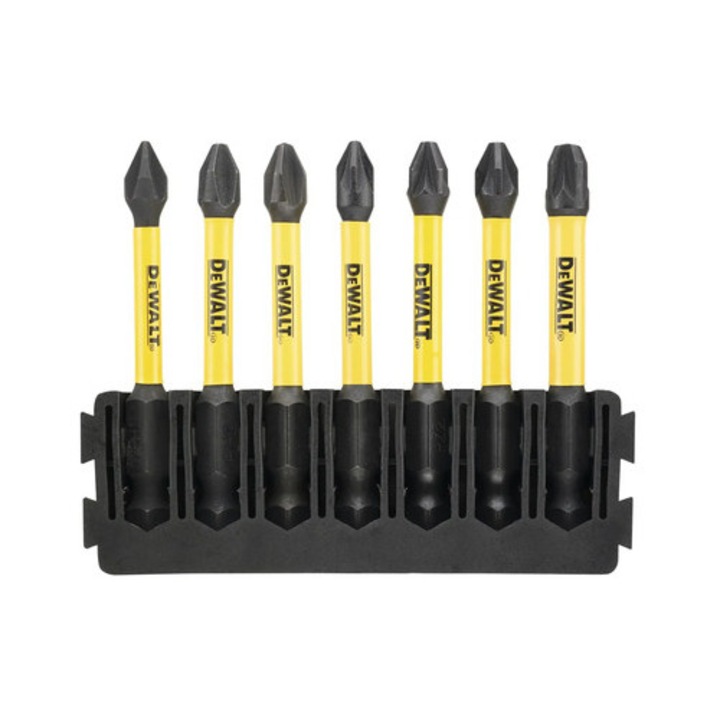 Set biti de impact DeWALT DT70819-QZ PH/PZ, 7 piese