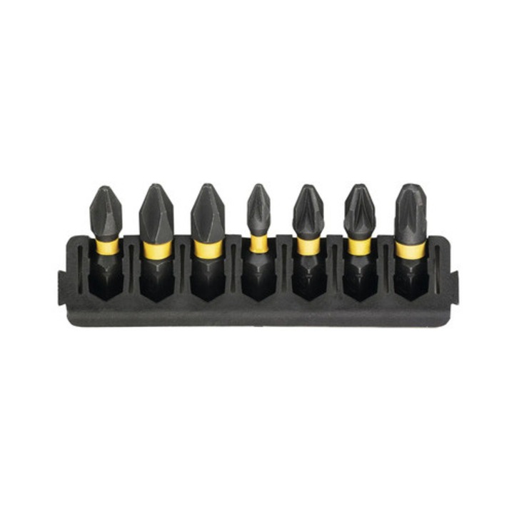 Set biti de impact DeWALT DT70809-QZ PH/PZ, 7 piese
