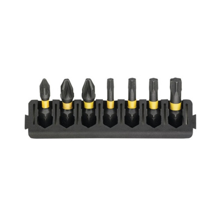 Set biti de impact DeWALT DT70813-QZ PZ/TX, 7 piese