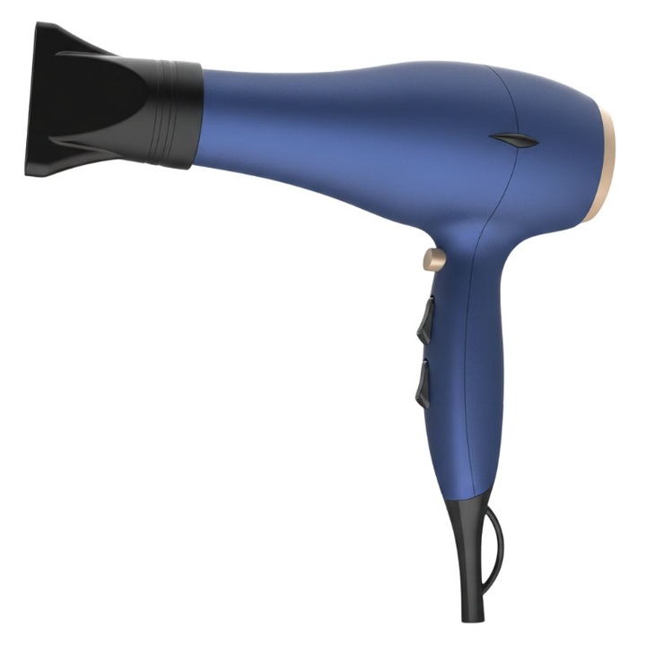 Hajszárító, 2200 W teljesítmény, 3 hőmérséklet fokozat, 2 sebesség fokozat, 1.8 m kábel