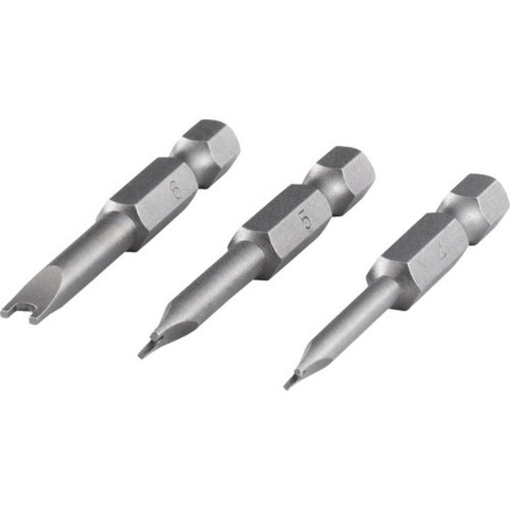 Set biti spanner Wolfcraft Solid 1/4" 4/6/8 50mm, 3 piese