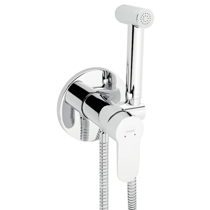 Baterie bidet submontata NOVASERVIS Nostris, crom, 7.8 l/min, design modern