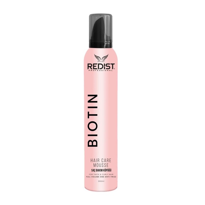 Spuma tratament pentru volum si protectie termica cu biotina Redist 200 ml