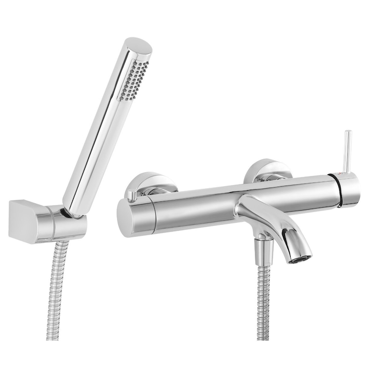 Baterie sanitara NOVASERVIS Ciriculus, crom, design modern, functie Easy Clean