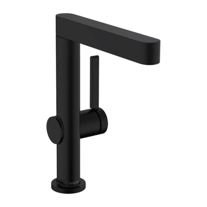 Hansgrohe Finoris 230 mosdócsaptelep forgatható kifolyóval és Push-Open leeresztővel, fekete