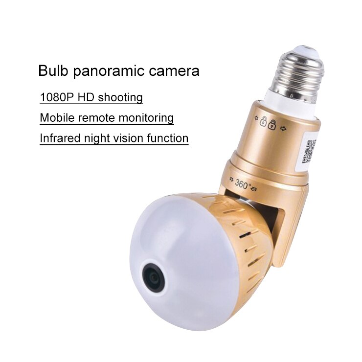 Camera de supraveghere tip bec, Generic, 2.0 Megapixeli, vizualizare ...