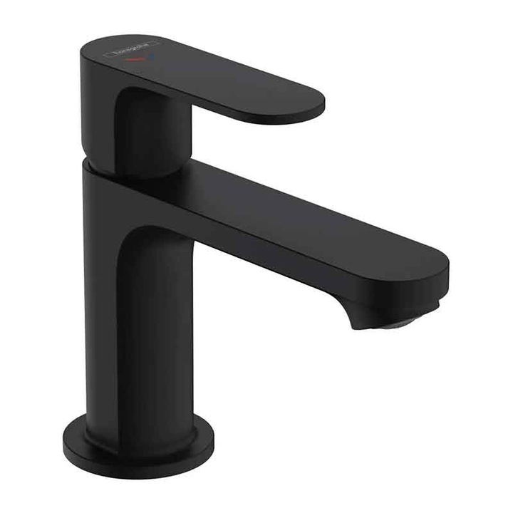 Hansgrohe Rebris S 80 mosdócsaptelep, EcoSmart, CoolStart, matt fekete