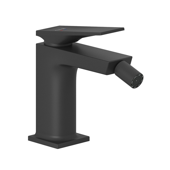 Kludi Decus bidé keverőcsap, szárnyas szeleppel, matt fekete