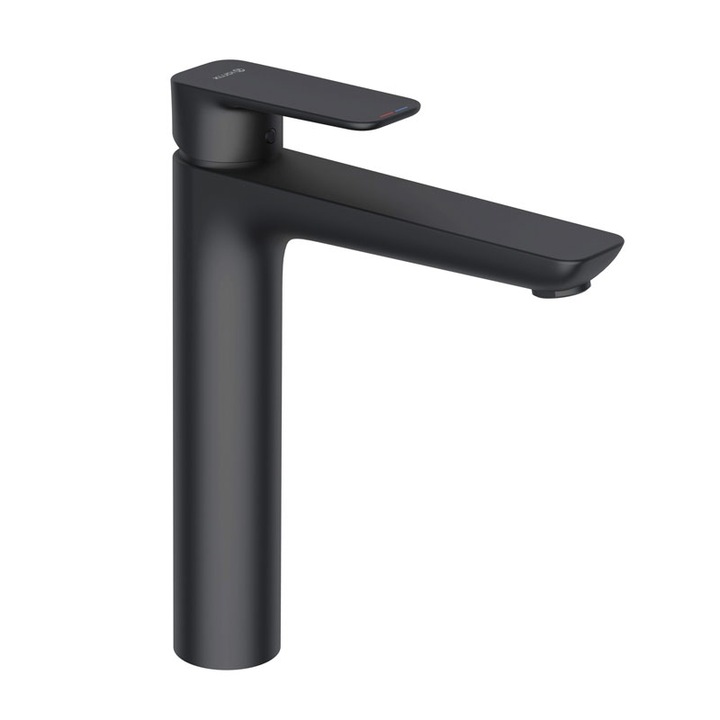 Magas mosdócsap, Kludi, Pure & Style, lefolyó nélkül, matt fekete