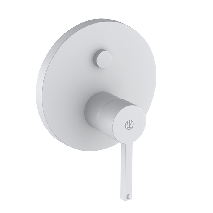 Kád-zuhany csaptelep, Kludi, Nova Fonte, matt fehér