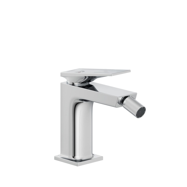 Baterie bideu Kludi, Decus, cu ventil cu tija, crom