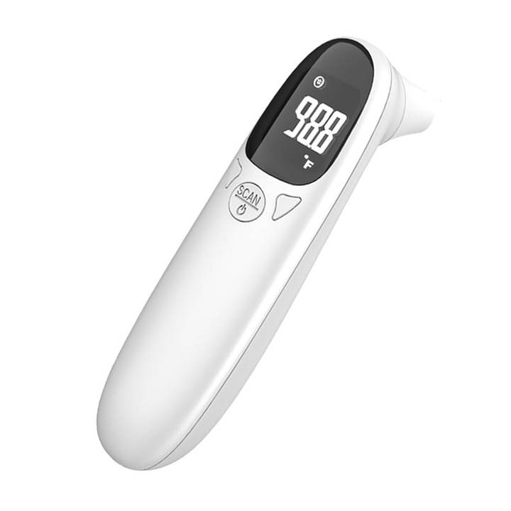Termometru de uz casnic, termometru electronic pentru copii, cu senzor confortabil si flexibil, masurare precisa si rapida