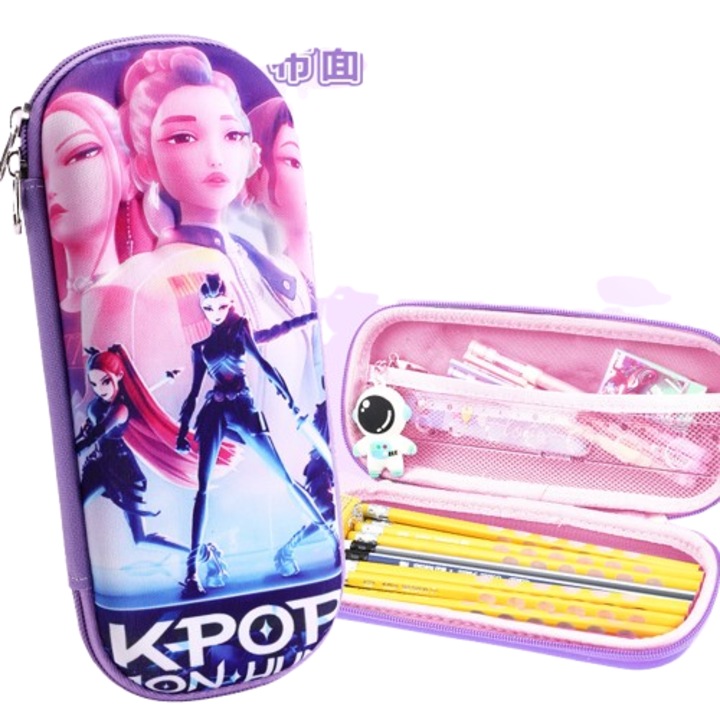 Penar 3D Demon Girl KPOP, capacitate mare, material EVA, pentru copii, multicolor