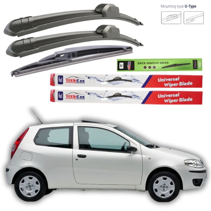 Stergatoare Fiat Punto 3 doors (188) 1999-2010 – Set Complet
