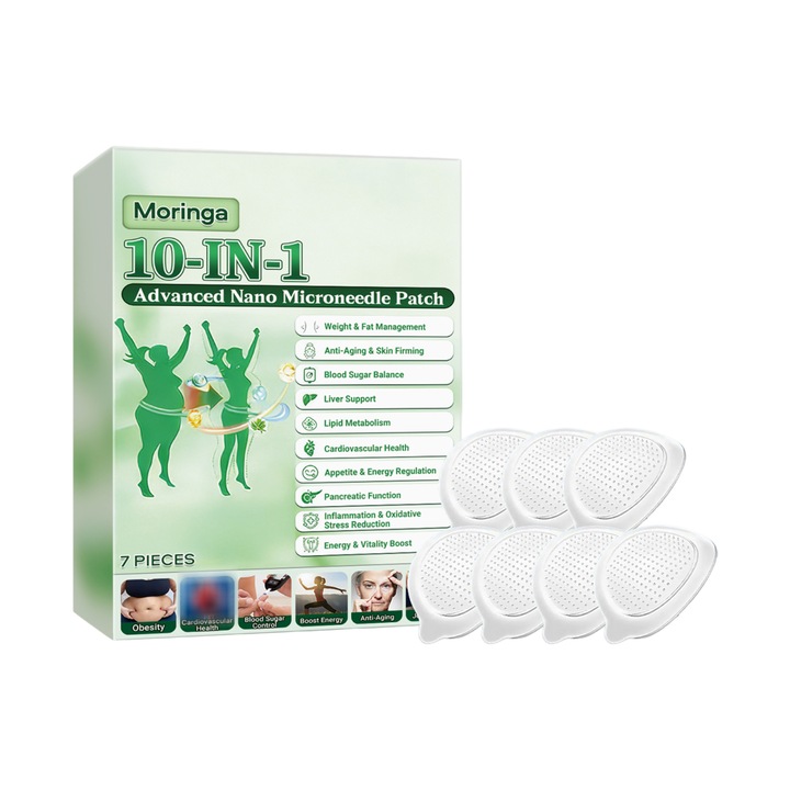 Plasturi pentru ingrijirea corpului, moringa 7 bucati, ingrijire delicata a pielii, evidentierea siluetei