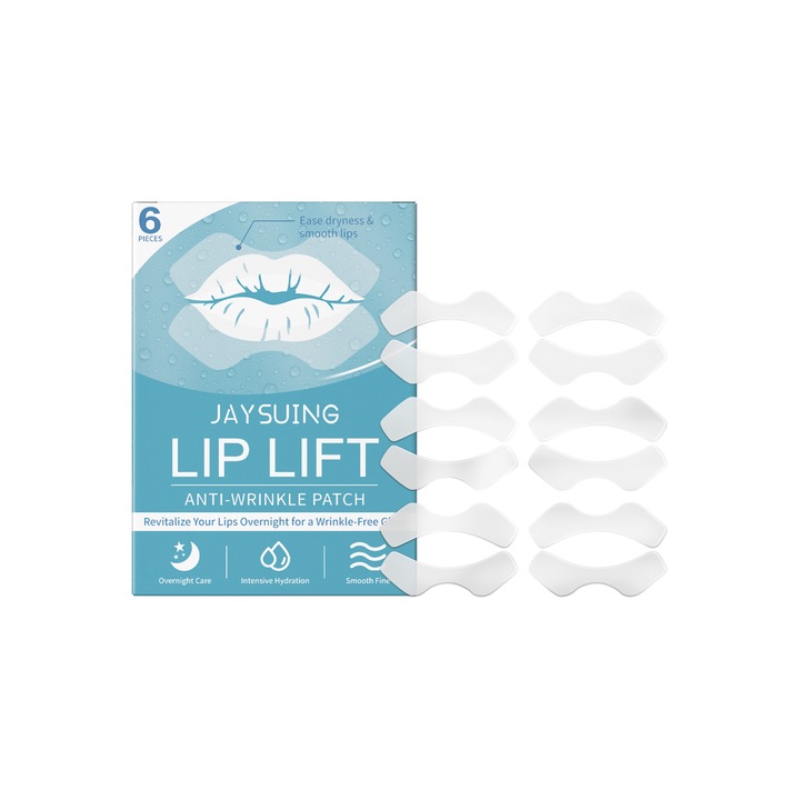 Masca pentru buze, 6 bucati, jaysuing hidrateaza si ingrijeaza buzele, baza pentru machiaj