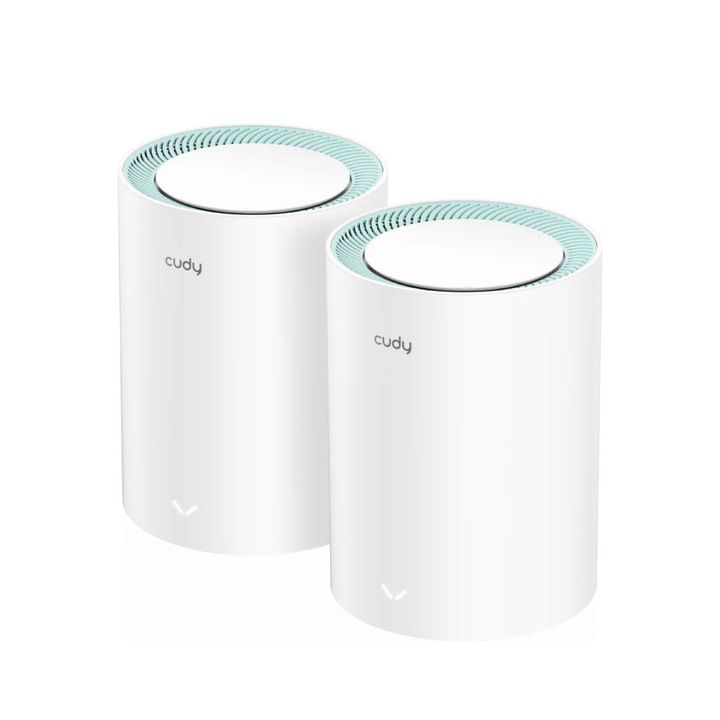 Cudy Mesh WiFi rendszer (2 csomag), AX1500, Dual Band, 2, 4GHz 300Mbps, 5GHz 1201Mbps