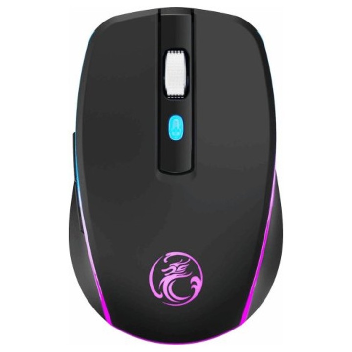 iMice G903 Vezeték nélküli Bluetooth Gaming Egér Fekete, 1600DPI