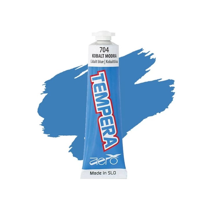 Vopsea tempera Aero, 42 ml, culori vibrante, uscare rapida