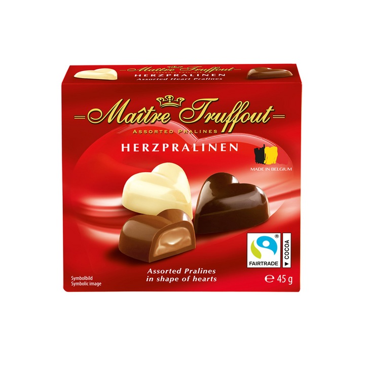 Praline Maitre Truffout Mini Inima 50g - eMAG.ro