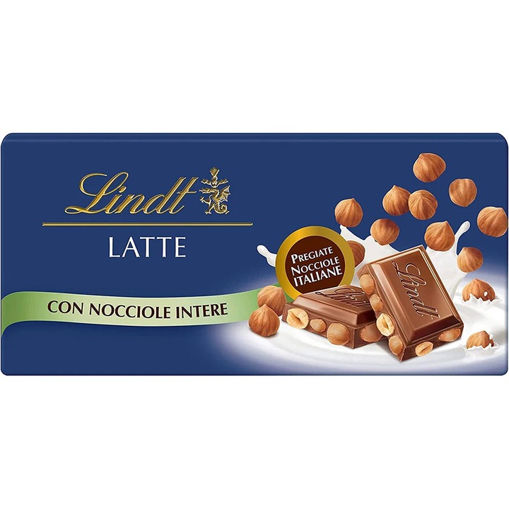 Lindt Latte Nocciole Intere 100g