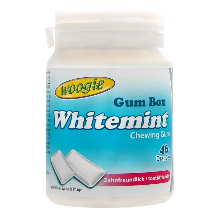 Guma de mestecat Woogie Whitemint 64g