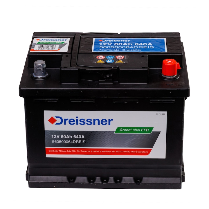 Baterie Auto Dreissner GreenLabel EFB 74Ah 12V 560500064DREIS