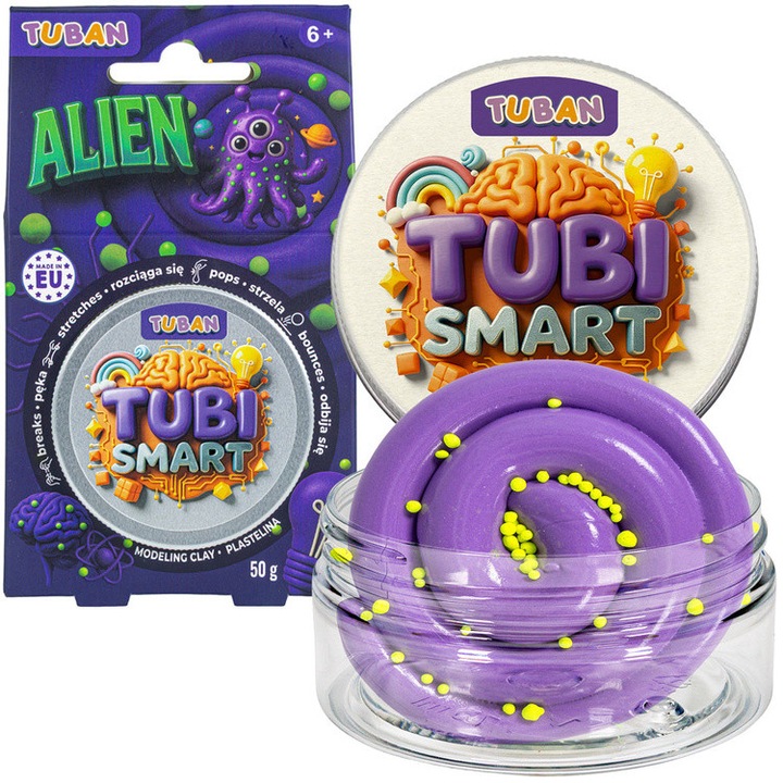 Tubi Smart Clay senzorial - Alien