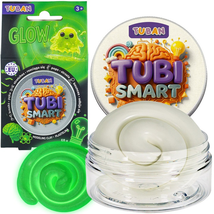 Tubi Smart Clay senzorial - Glow