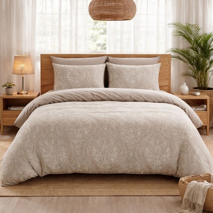 Set lenjerie de pat Spalno Belio.bg Serene Meadow, Set dublu, Ranforce