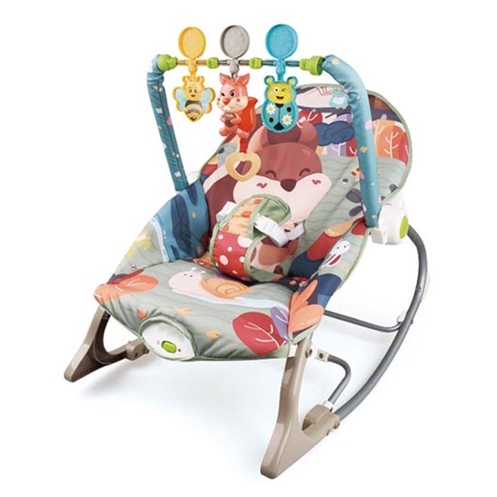 Patut bebe multifunctional pliabil metal 65x46x49cm multicolor