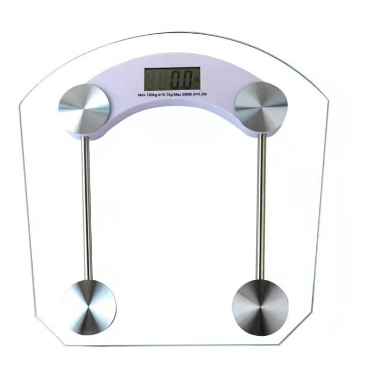 Testmérleg, zománcozott felület, könnyen tisztítható