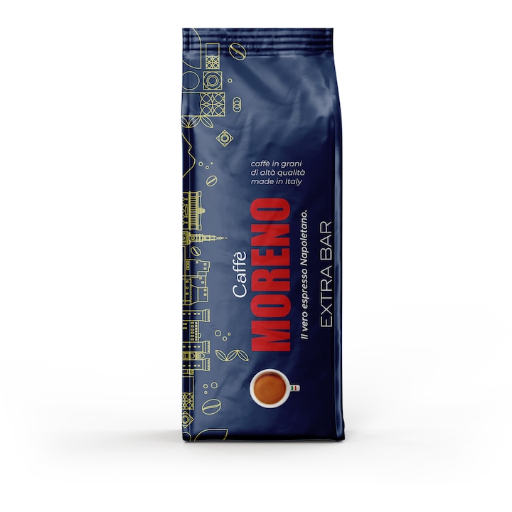 Olasz kávébab eszpresszóhoz - Moreno Extra Bar, 1 kg