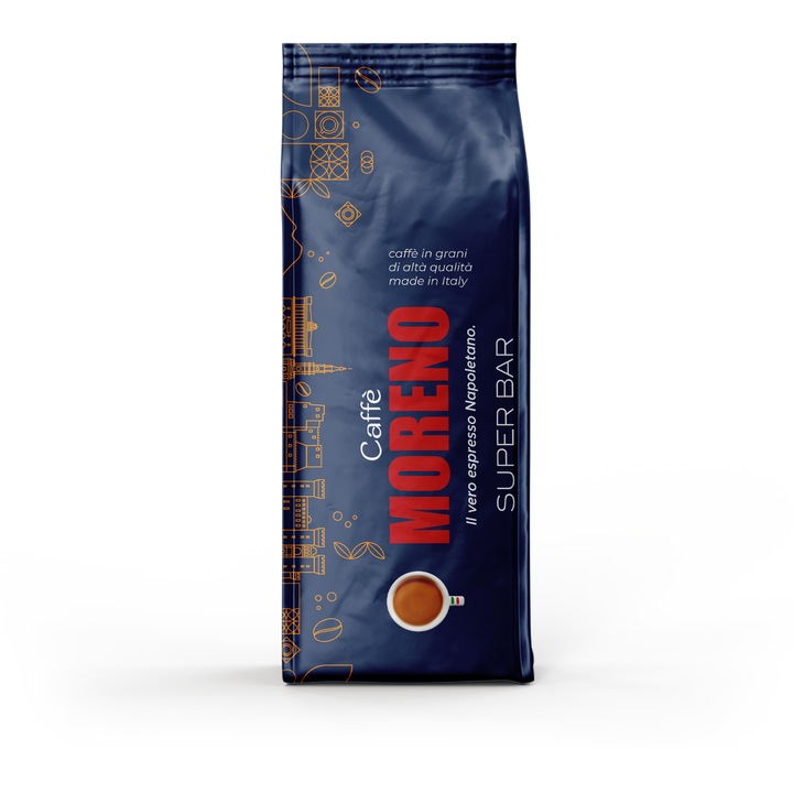 Olasz kávébab eszpresszóhoz - Moreno Super Bar, 1 kg