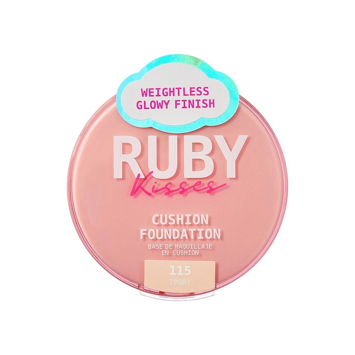 Fond de ten compact Ruby Kisses Cushion -Ivory, 15 g
