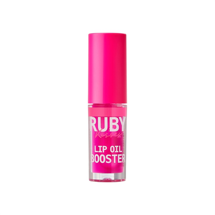 Ulei de buze Ruby Kisses Booster, Bubble Gum, 2.4 ml