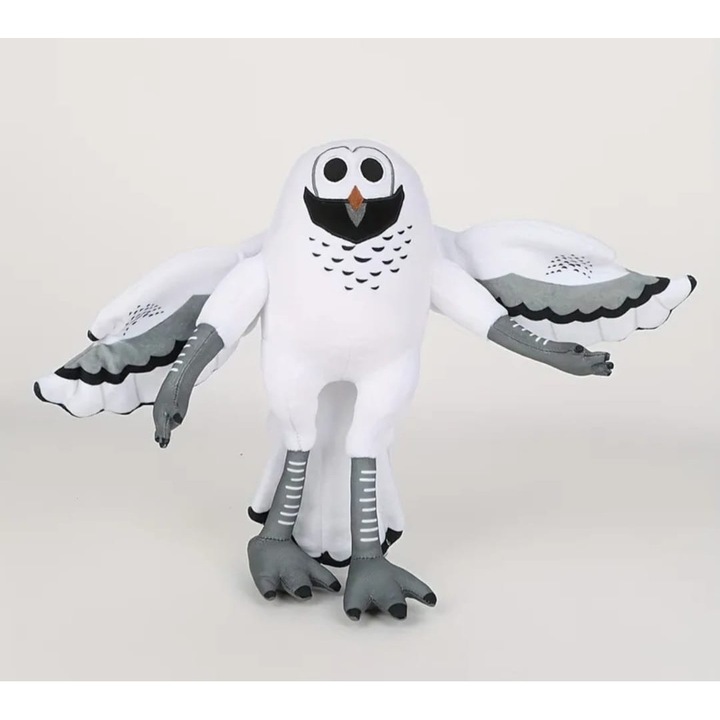 Плюс 99 нощи в гората, Бухал от 99 нощи в гората, пухкав и приятелски настроен и модерен, Roblox, бял, 25 см