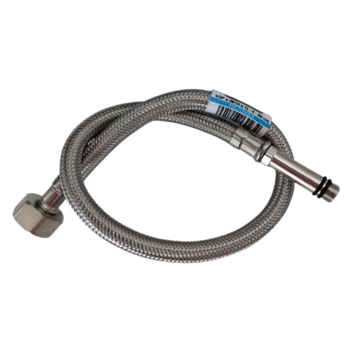 Racord apa flexibil, otel inoxidabil, Hydrotech, pentru instalatii sanitare, 1/2 x M10, L30, monocomanda