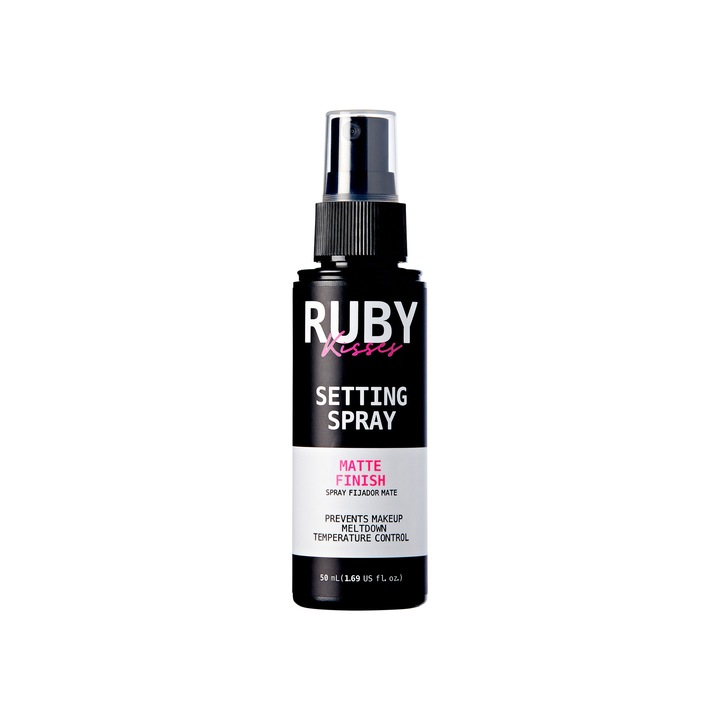 Spray de fixare Ruby Kisses Setting Spray - Matte Finish, 50 ml
